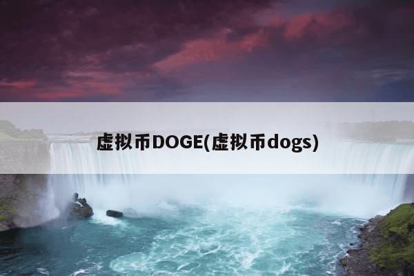 虚拟币DOGE(虚拟币dogs)