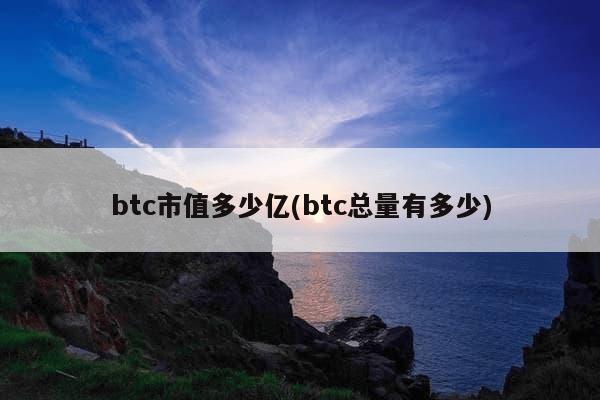 btc市值多少亿(btc总量有多少)