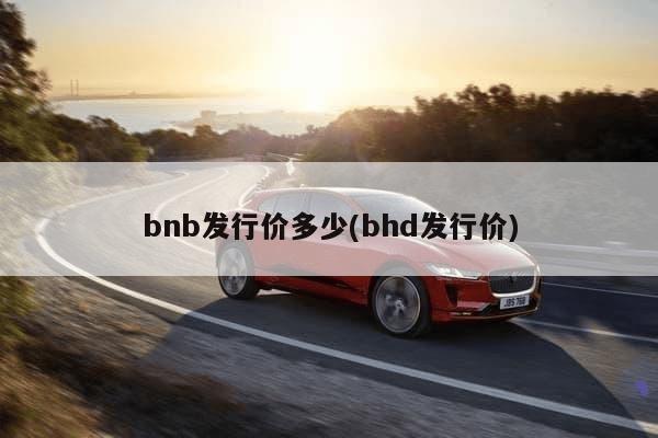 bnb发行价多少(bhd发行价)