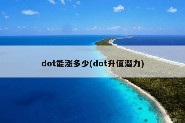 dot能涨多少(dot升值潜力)