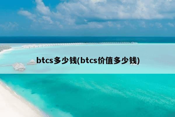 btcs多少钱(btcs价值多少钱)