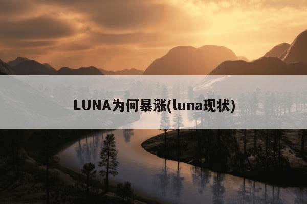 LUNA为何暴涨(luna现状)